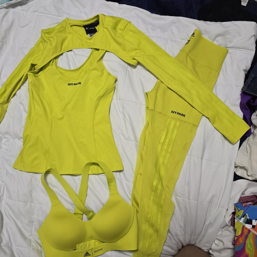 Ivy Park Neon Yellow Activewear Set